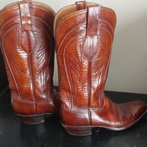 Lucchese Rich Brown Western Boots